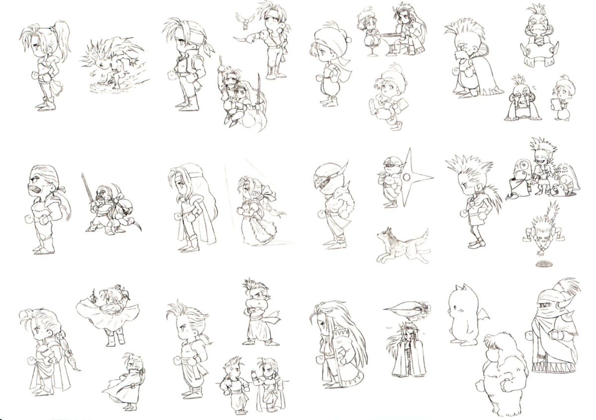 Final Fantasy VI Character Designs