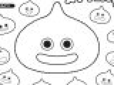 dragon quest coloring page slimes