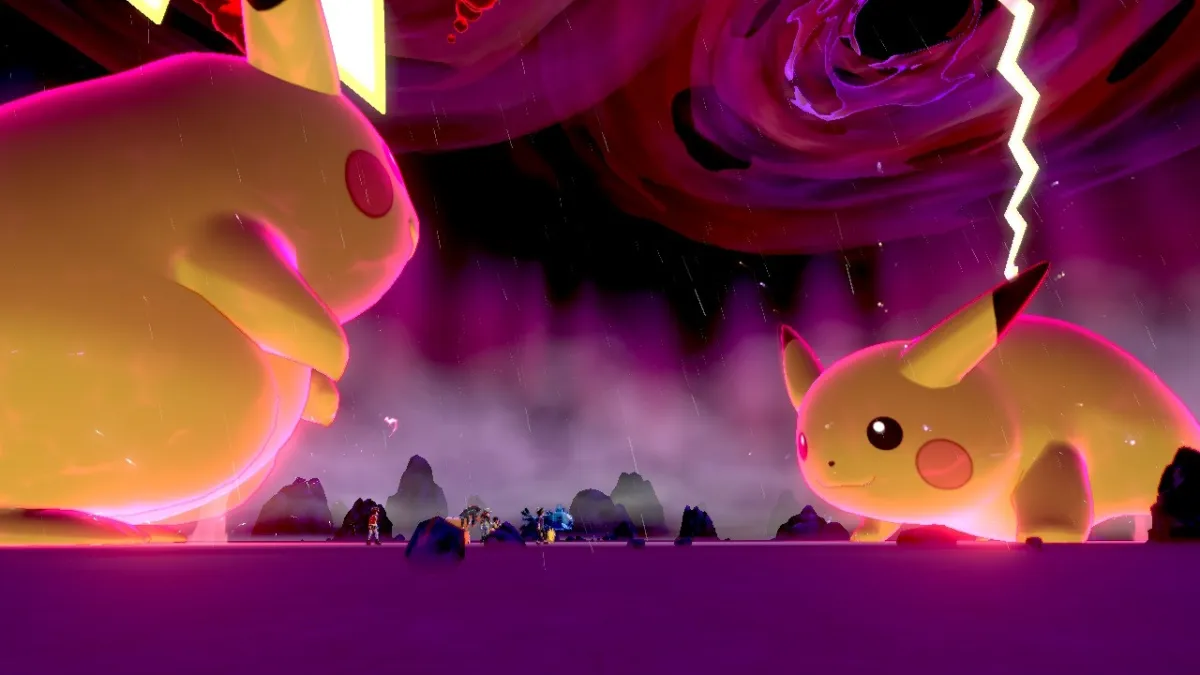 gigantamax pikachu pokemon sword and shield raid events