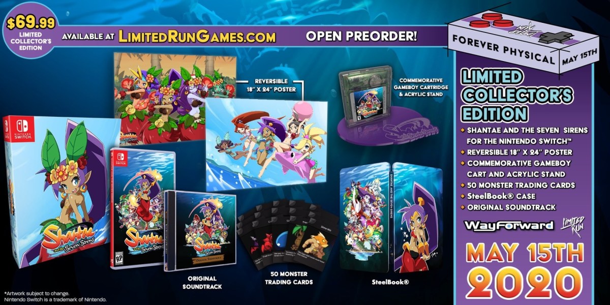 shantae and the seven sirens limited run