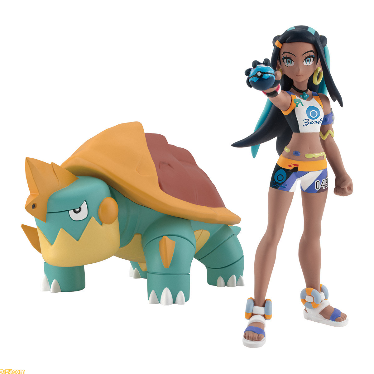 Nessa and Drednaw Bandai Spirits Pokemon Scale World Figure