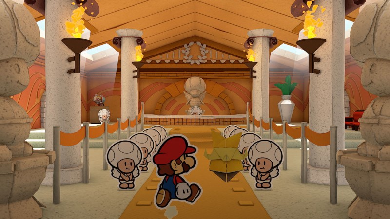 Paper Mario: The Origami King Features an Open World to Explore