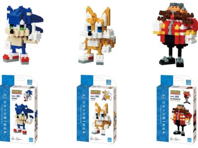 sonic the hedgehog nanoblock sets
