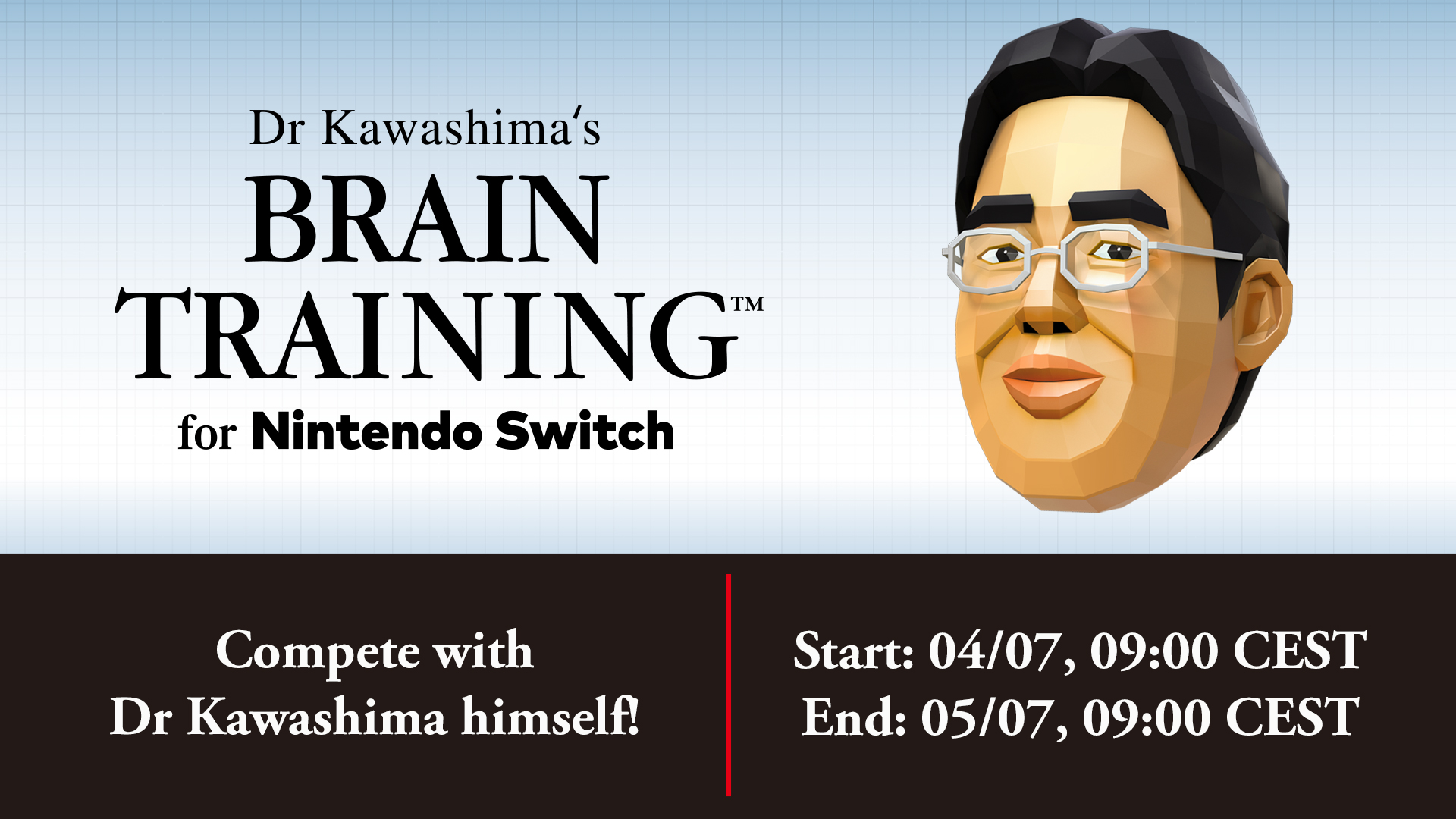 Stå op i stedet format tilnærmelse Dr. Kawashima's Brain Training for Nintendo Switch Competition Revealed