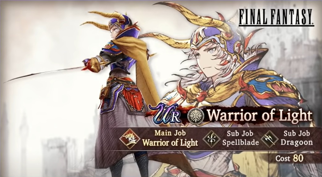 Fiasko Raffinere alien Final Fantasy War of the Visions Crossover Brings in the Warrior of Light
