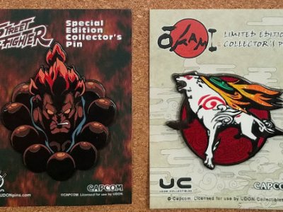 udon pins akuma pin okami pin