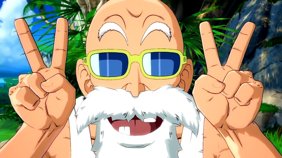 Dragon Ball FighterZ Master Roshi moves DLC character
