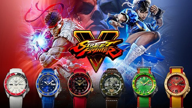 Seiko Street Fighter Watches Are Based on Icons like Chun-Li and Ryu