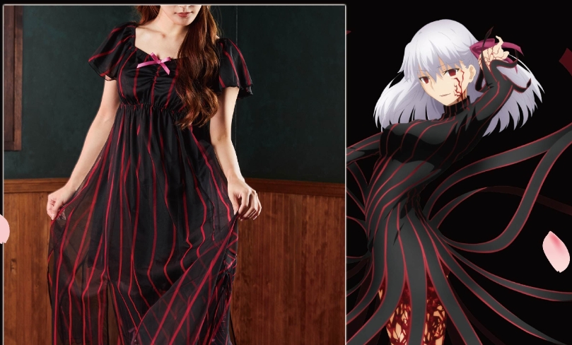 dark sakura dress