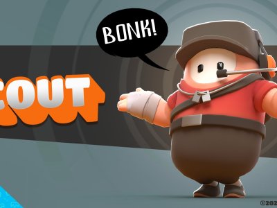 fall guys crossover skin team fortress scout