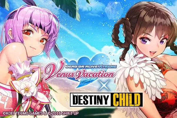 Destiny Child Dead or Alive Xtreme Venus Vacation DOAXVV Teaser Banner