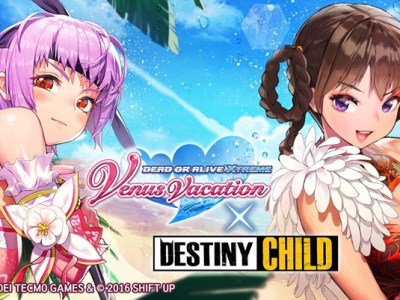 Destiny Child Dead or Alive Xtreme Venus Vacation DOAXVV Teaser Banner