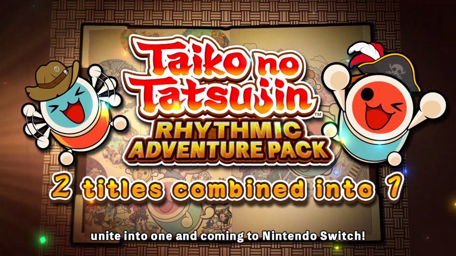 Taiko no Tatsujin Rhythmic Adventure Pack for Switch Japan Southeast Asia release date