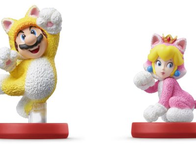 cat mario amiibo cat peach amiibo