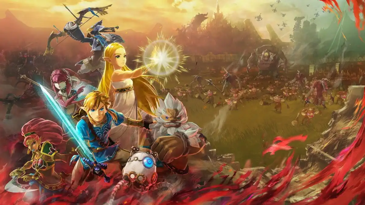hyrule warriors age of calamity collectors edition key art
