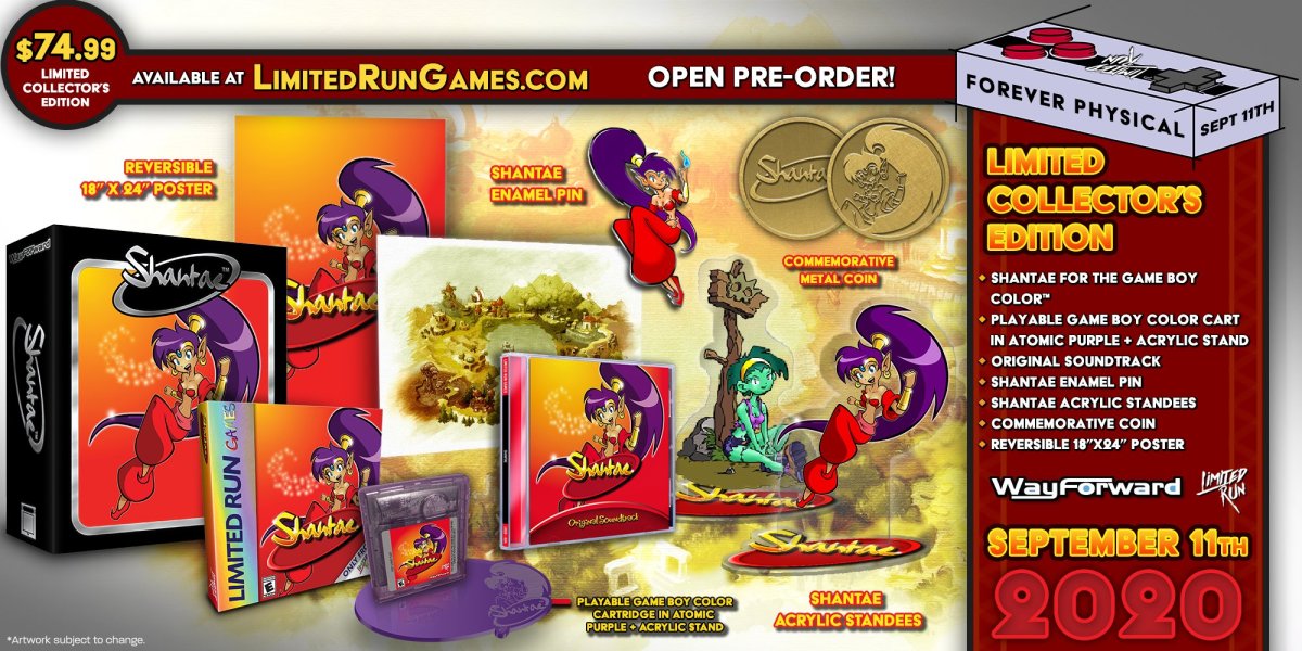 shantae gbc collectors edition