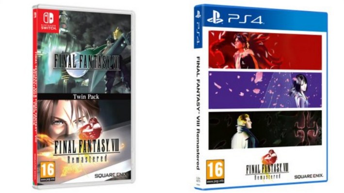 FFVII and FFVIII Remastered Physical Twin Pack Switch PS4