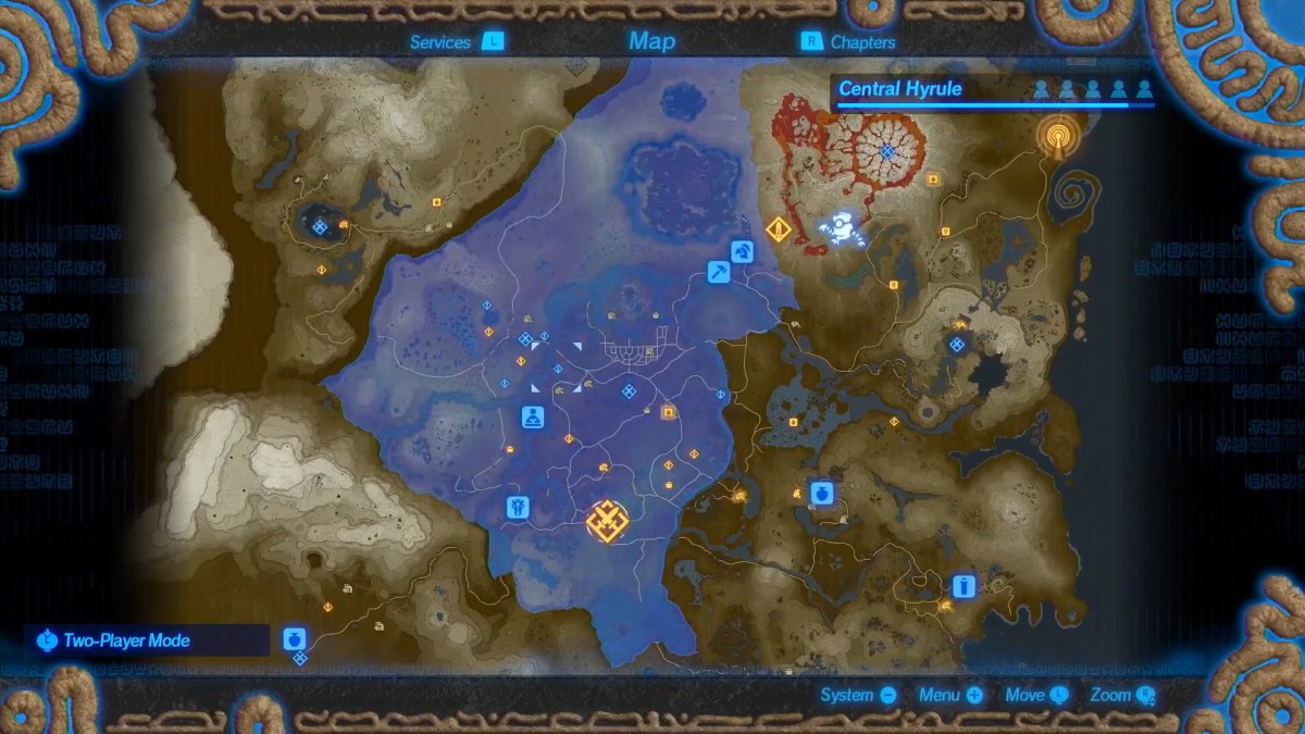 age of calamity map of hyrule