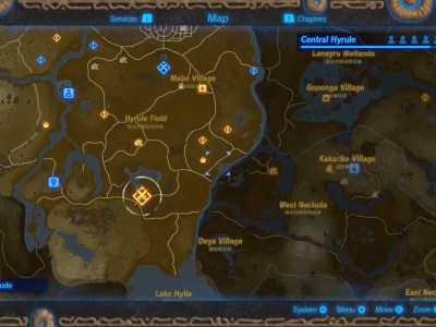 hyrule warriors age of calamity map