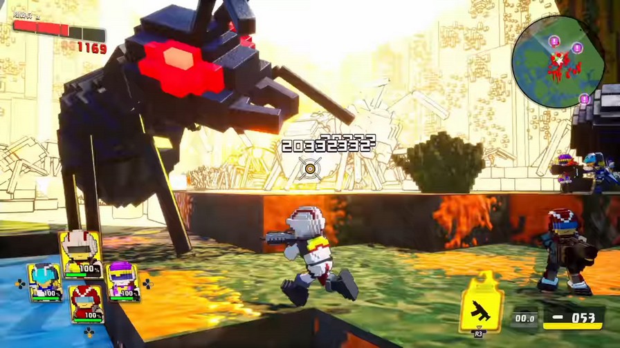 Earth Defense Force: World Brothers abilities and special attacks
