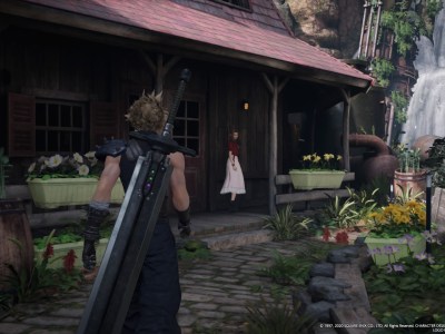 Square Enix Work from Home FFVII Remake Aerith's house