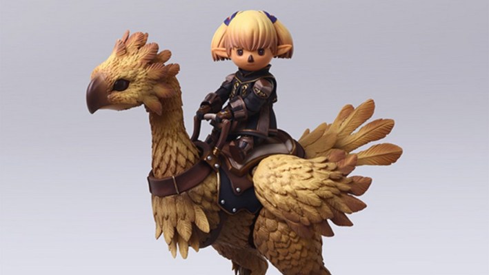 Final Fantasy XI Shantotto and Chocobo Bring Arts figures