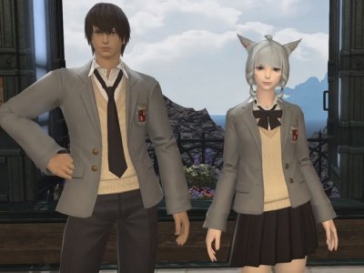 Final Fantasy XIV Eorzea School Uniform