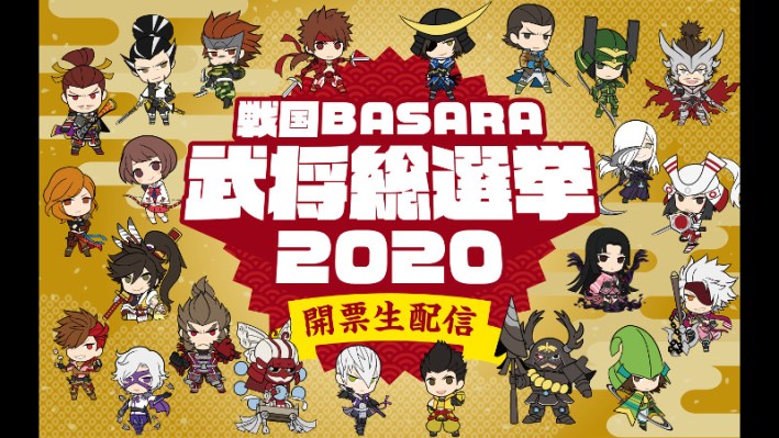 Sengoku Basara Character Poll 2020