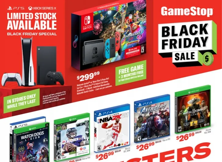 Gamestop Black Friday Ad Says Ps5s Will Be In Stores Siliconera