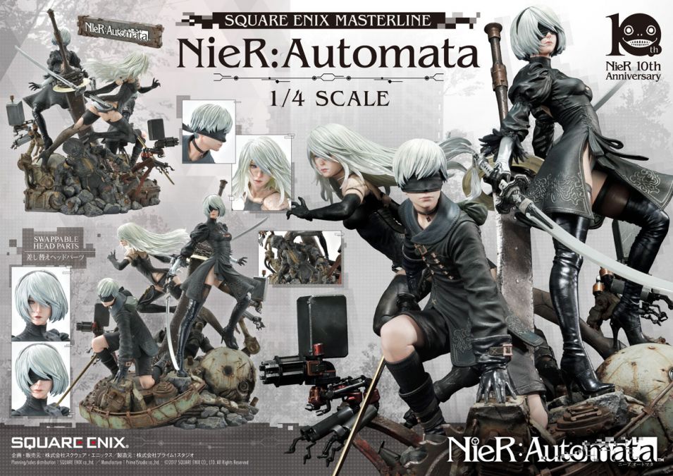 Extremely Expensive & Affordable NieR: Automata 2B Figures Revealed by  Square Enix