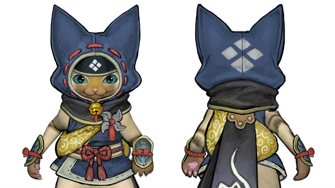 monster hunter rise palico concept art 3