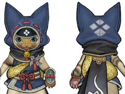 monster hunter rise palico concept art 3