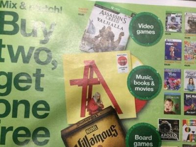 target buy one get one games 3 target b2g1 sale ad ps5 games