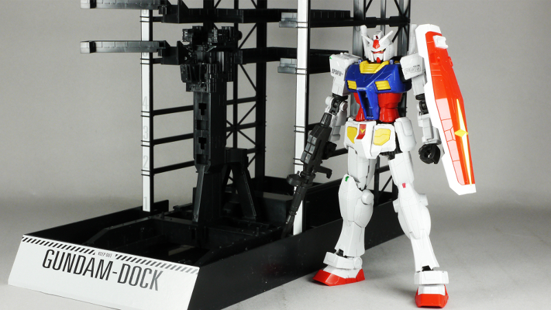 1/144 RX-78F00 Gundam & G-Dock Gunpla