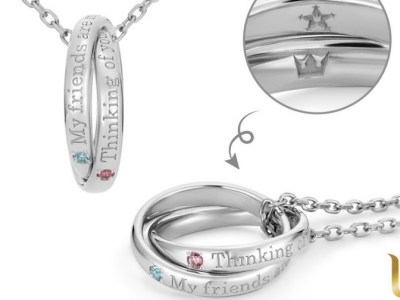 Kingdom Hearts double-ring pendant by U-Treasure