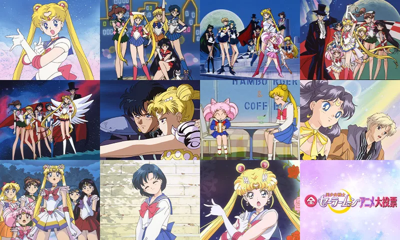 NHK All-Sailor Moon Grand Poll favorite sailor moon characters