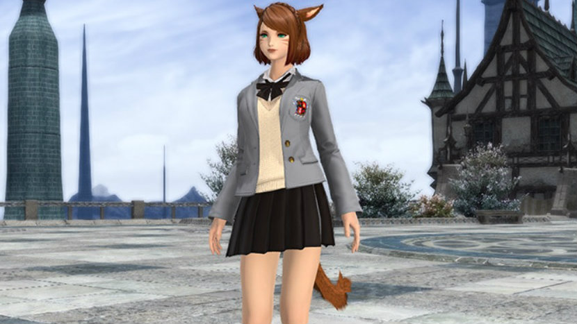 ffxiv school uniform collegiate attire final fantasy xiv