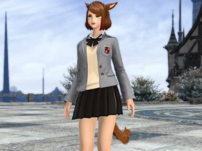 ffxiv school uniform collegiate attire final fantasy xiv