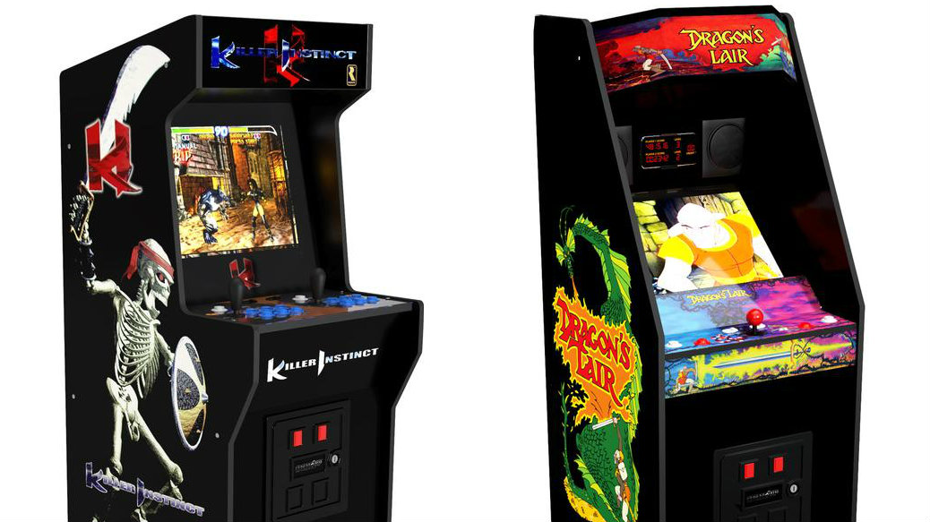 arcade 1up killer instinct cabinet dragons lair