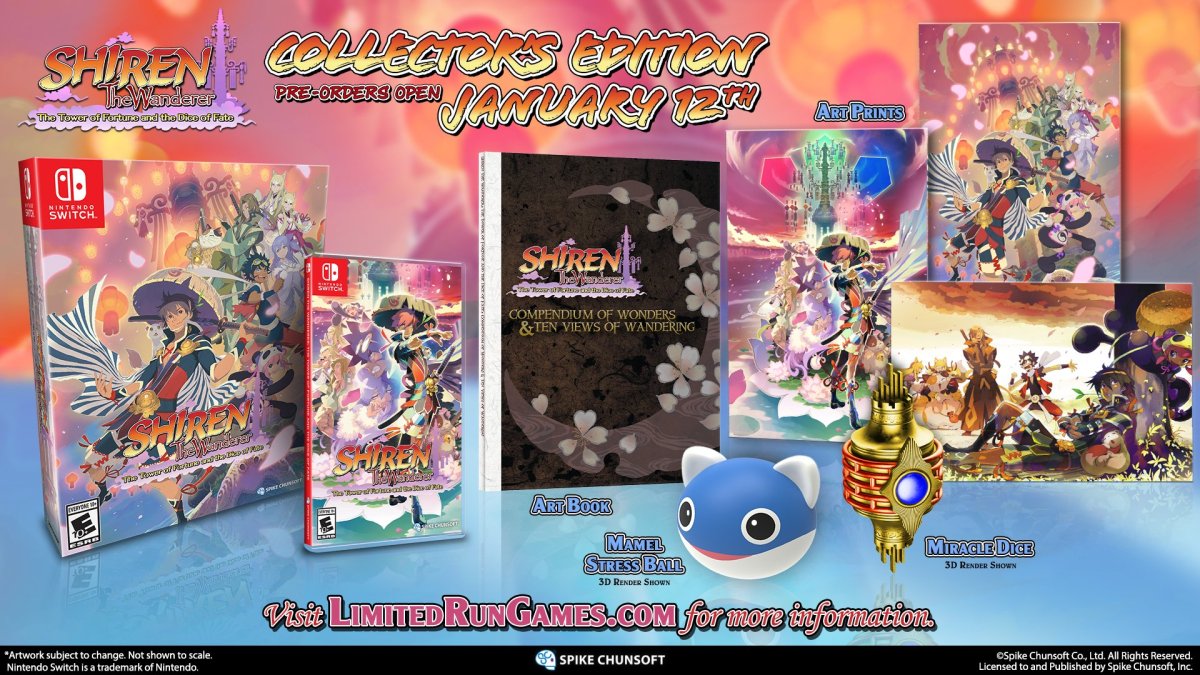 shiren the wanderer switch collectors edition