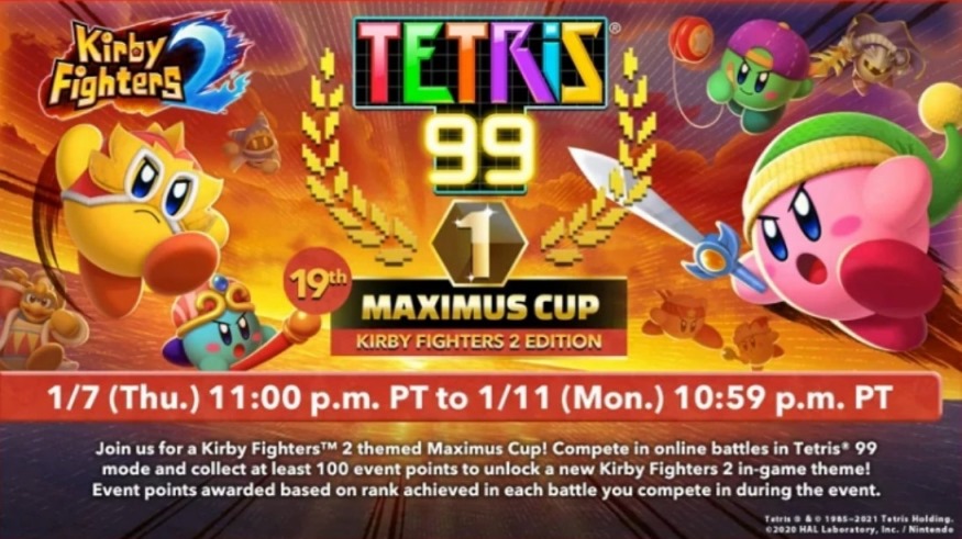 tetris 99 kirby fighters 2