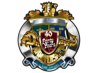 Falcom 40th anniversary logo