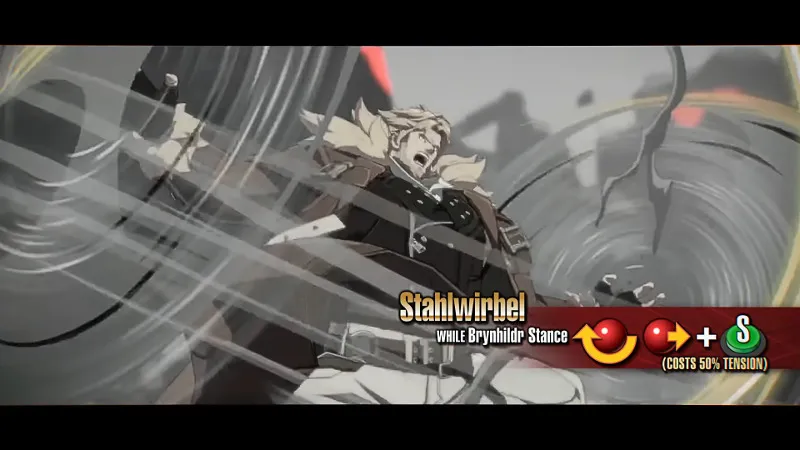 Leo Whitefang still shows his back in Guilty Gear Strive