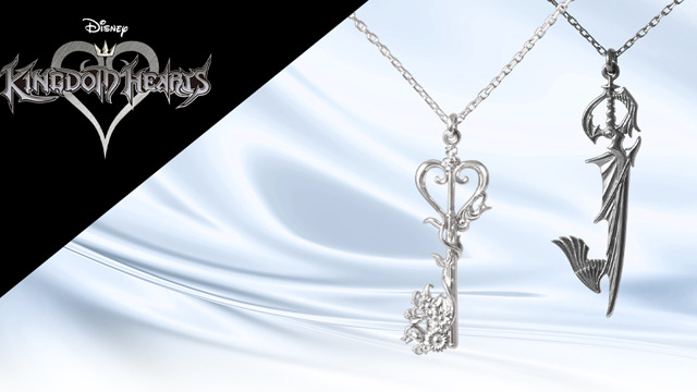 Kingdom Hearts Way to Dawn Destinys Embrace Keyblade Necklaces