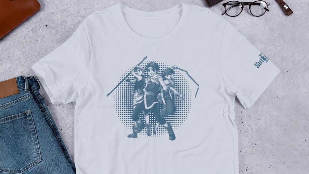 official konami shop suikoden shirt a