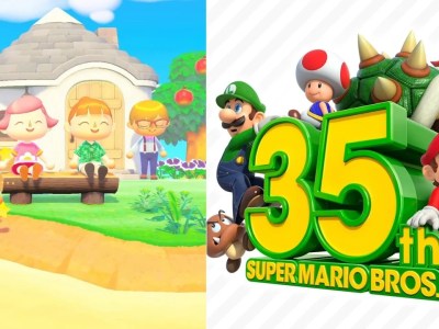 Super Mario Bros and Animal Crossing: New Horizons