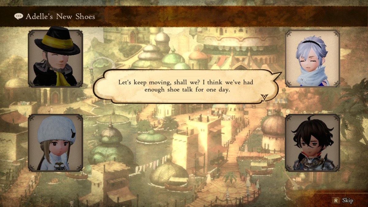 bravely default ii party chat