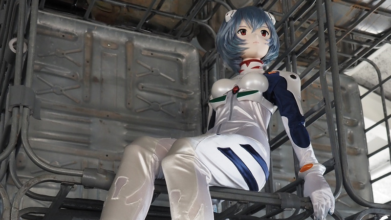 Evangelion Rei Ayanami poseable life-sized figure by Paper Moon R