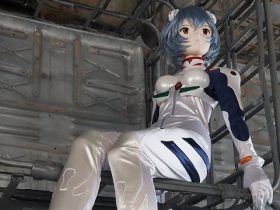 Evangelion Rei Ayanami poseable life-sized figure by Paper Moon R
