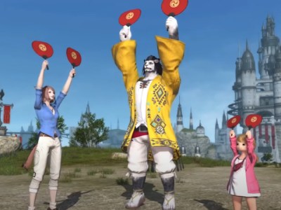 Final Fantasy XIV New Emote Wasshoi